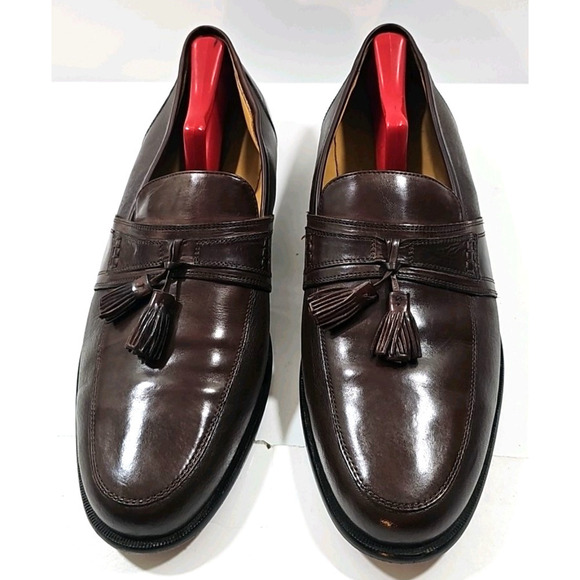 Johnston & Murphy ~Men\'s Size 11.5M~ Brown Tassel Leather Loafers Shoes #15 2206 main image 6